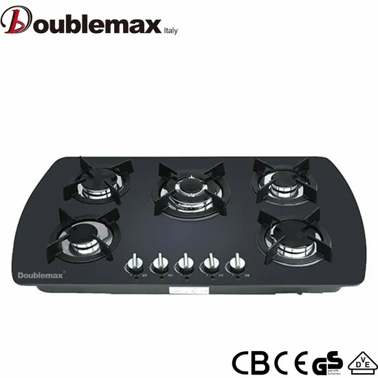 強化ガラス 5バーナー 900mm ガスコンロ